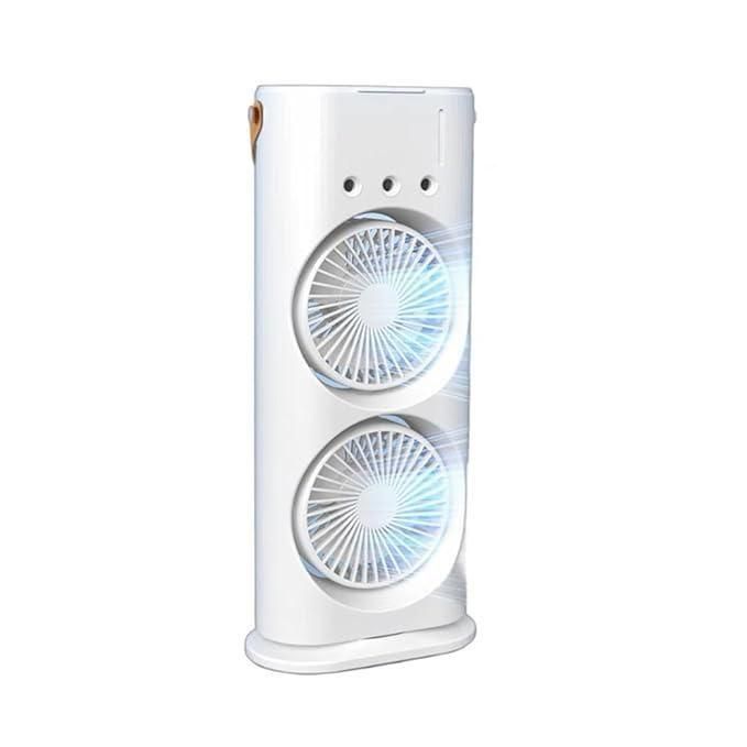 Double Ended Spray Fan Desk Fan with Mist Spray,Office and home Humidifier